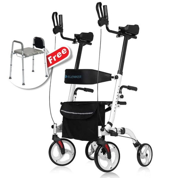 HFK-9210KDB-3 ELENKER® Upright Walker White