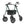 ELENKER ® HFK-9236D4 All-Terrain Rollator Walker with 10” Rubber Wheels, Padded Seat & Backrest, Under-seat Basket for Seniors Green