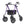 ELENKER ® HFK-9236D4 All-Terrain Rollator Walker with 10” Rubber Wheels, Padded Seat & Backrest, Under-seat Basket for Seniors Purple