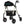 ELENKER®  KLD-9218-10 All-Terrain Rollator Walker with 10” Non-Pneumatic Wheels, Sponge Padded Seat and Backrest, Fully Adjustment Frame for Seniors Champagne