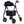 ELENKER®  KLD-9218-10 All-Terrain Rollator Walker with 10” Non-Pneumatic Wheels, Sponge Padded Seat and Backrest, Fully Adjustment Frame for Seniors Purple