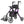 KLD-9269  ELENKER®  2 in 1 Rollator Walker Purple