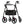 ELENKER ® YF-9007B Rollator Walker with 10” Wheels, Sponge Padded Seat and Backrest, Fully Adjustment Frame for Seniors Black