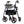 ELENKER® YF-9007C Rollator Walker with Front Pouch, 10”Wheels, Sponge Padded Seat and Backrest, Fully Adjustment Frame for Seniors, Blue