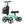 YF-9005F ELENKER Knee Scooter with Basket Dual Braking System for Ankle and Foot Injured Green