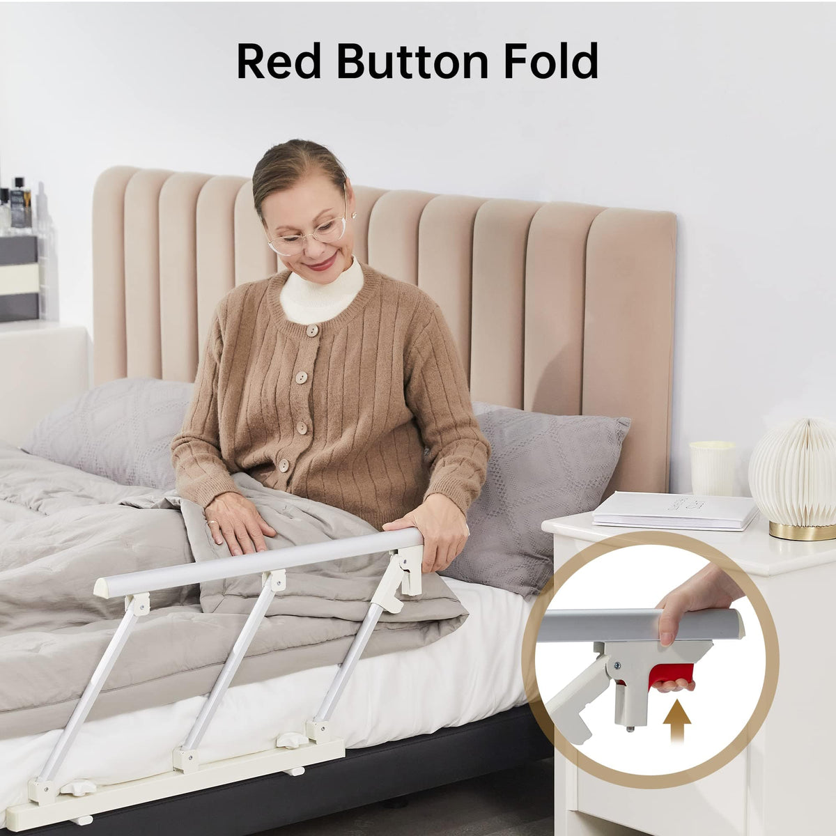 ELENKER ® Bed Safety Rail: Versatile Assistive Device for Elderly and ...