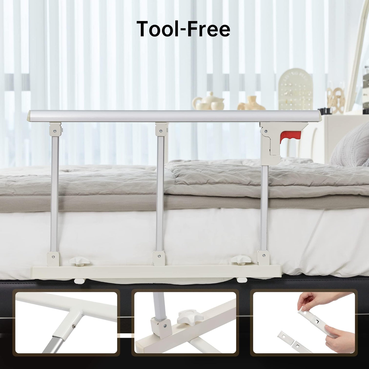 ELENKER ® Bed Safety Rail: Versatile Assistive Device for Elderly and ...