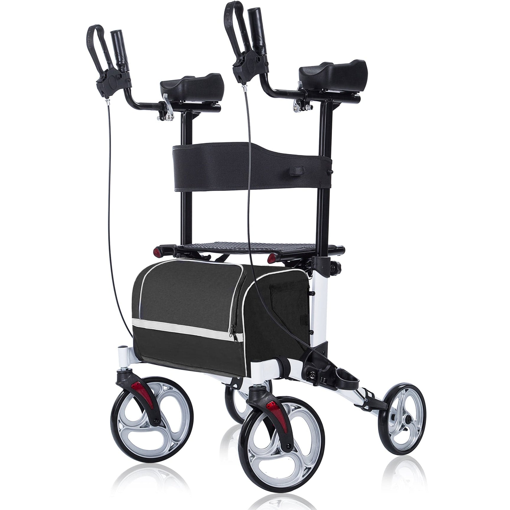 HFK-9223 ELENKER® Upright Walker, Stand Up Folding Rollator Walker with ...